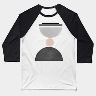 Hourglass Abstract Geometric Baseball T-Shirt